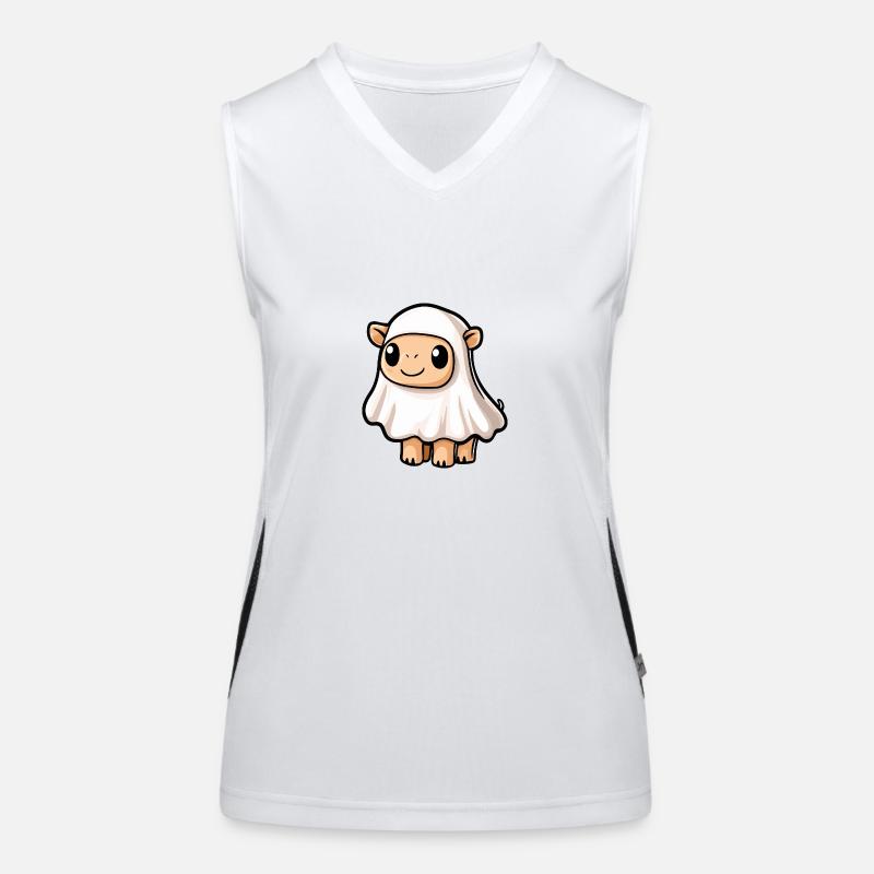 Kamel Halloween Lustig Geist Funktionelles Kontrast-Tank Top für Frauen
