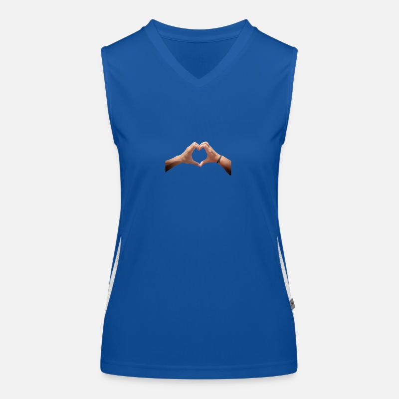 Valentines Day Funktionelles Kontrast-Tank Top für Frauen