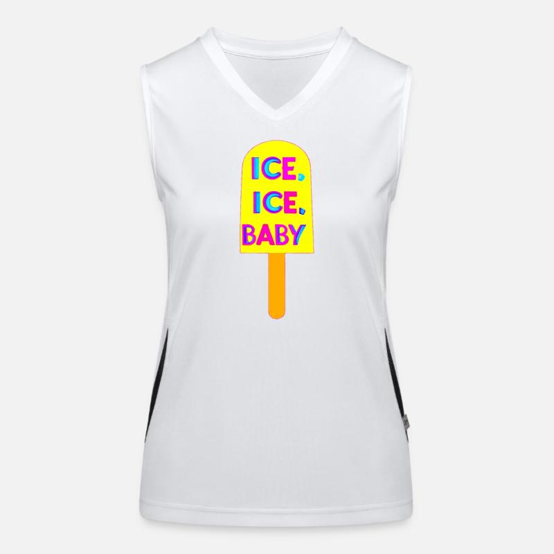 Période glaciaire Débardeur respirant contrasté Femme