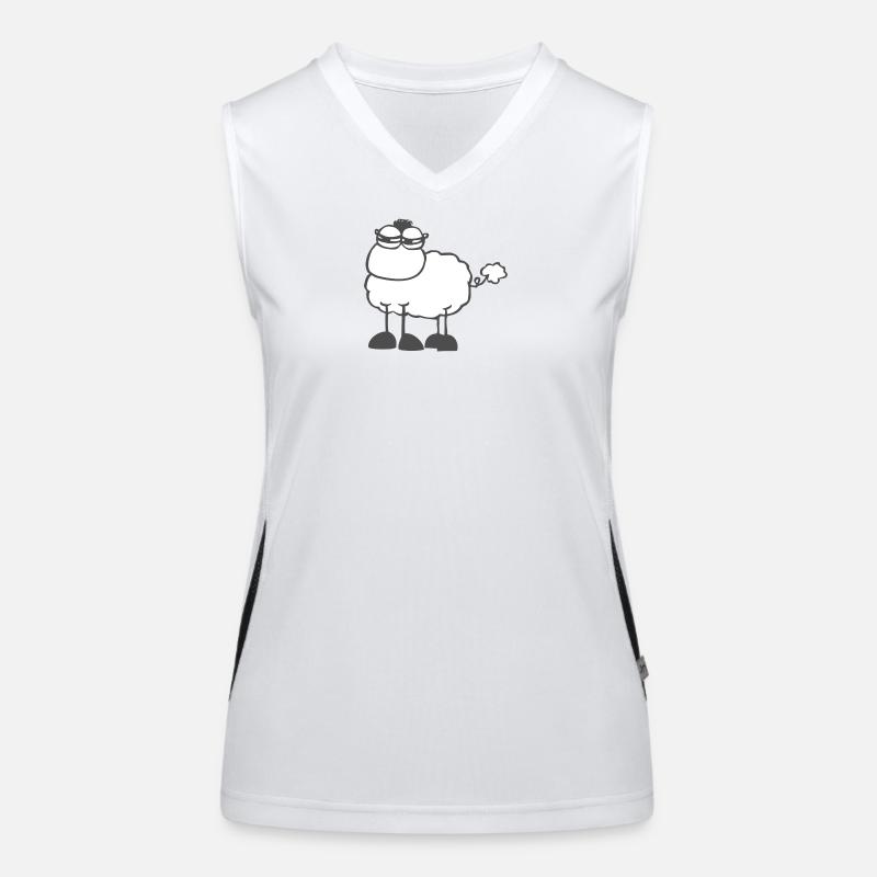 skeptischesSchaf Funktionelles Kontrast-Tank Top für Frauen