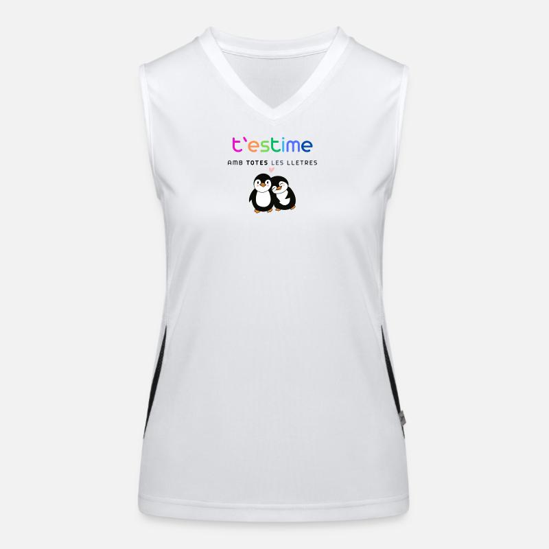 Estimar_Pingüins Débardeur respirant contrasté Femme