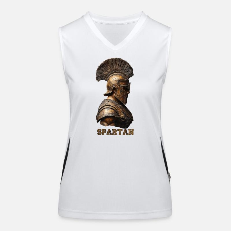 Ancient Spartan Warrior Women's Functional Contrast Tank Top