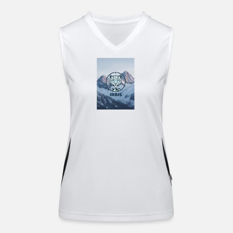 Berg Irbis Funktionelles Kontrast-Tank Top für Frauen