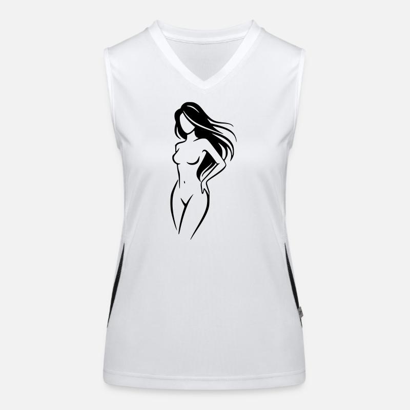 Ehefrau Funktionelles Kontrast-Tank Top für Frauen