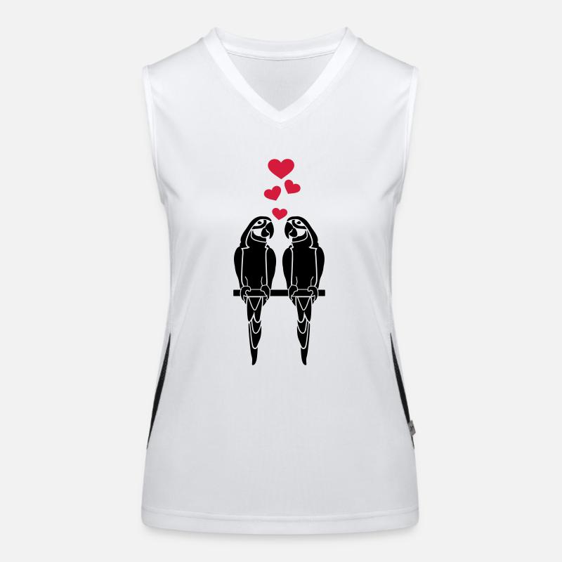 Papagei Funktionelles Kontrast-Tank Top für Frauen