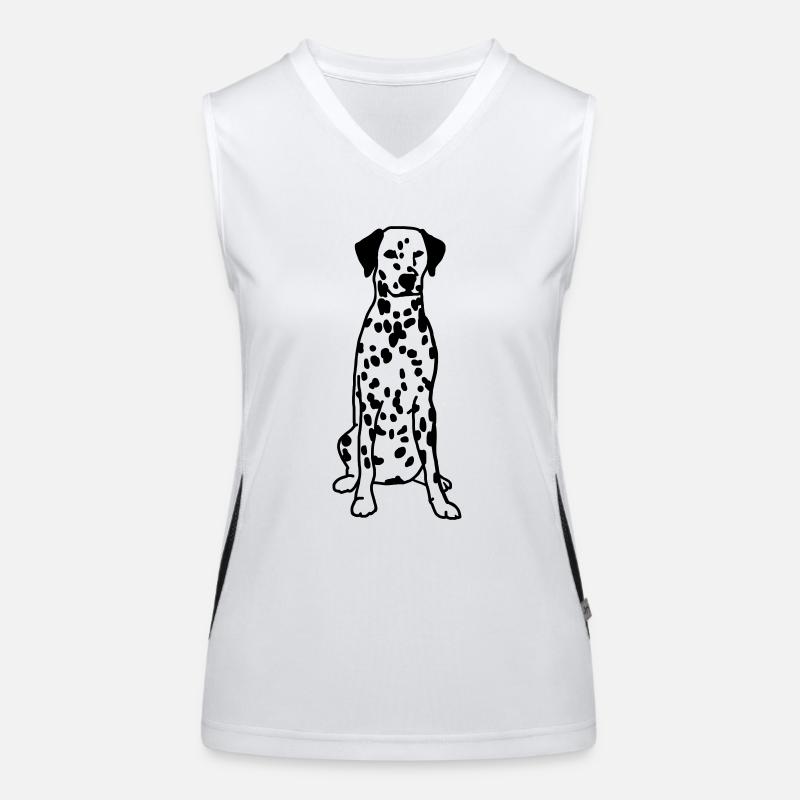 Dalmatien Débardeur respirant contrasté Femme