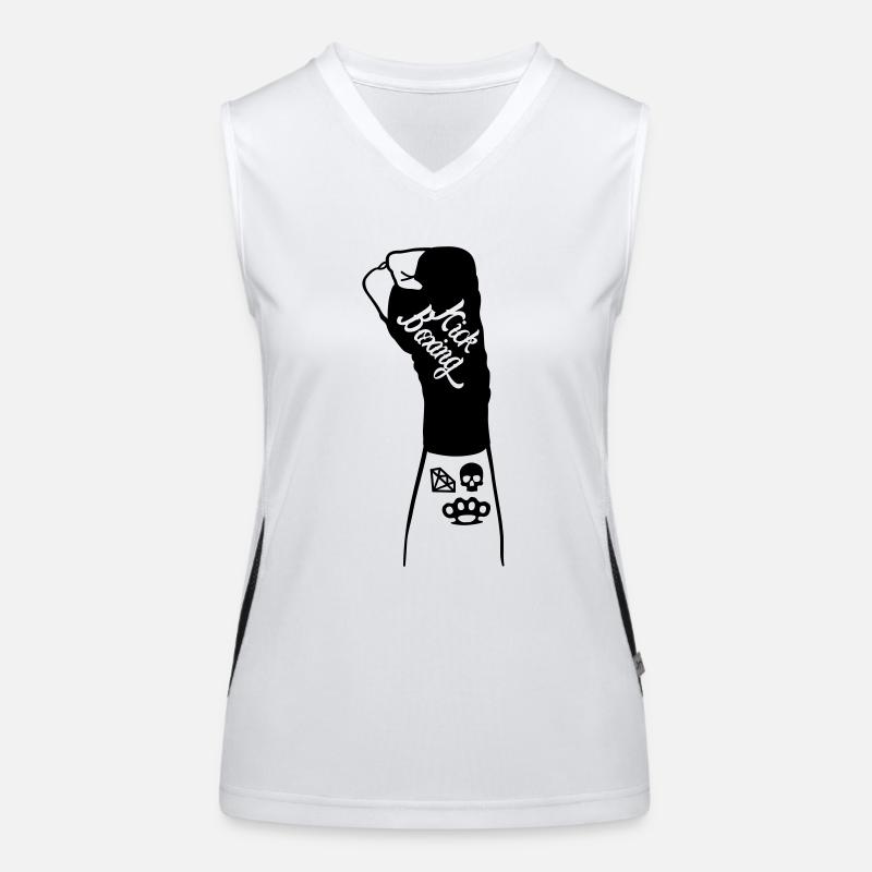 Kickboxen Funktionelles Kontrast-Tank Top für Frauen