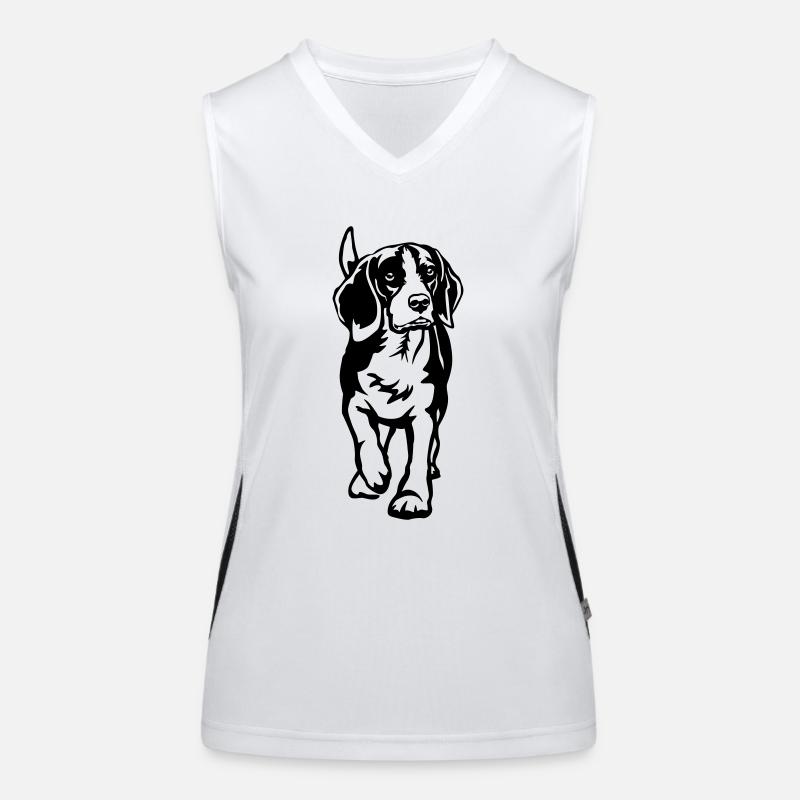 Beagle Women's Functional Contrast Tank Top