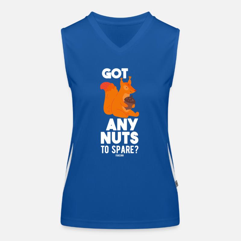 Eichhörnchen Nagetier Baumhörnchen Wald Baum Funktionelles Kontrast-Tank Top für Frauen