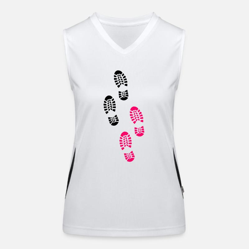 footprints Women's Functional Contrast Tank Top