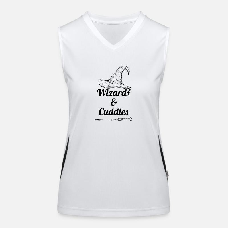 Wizard Cuddles Women's Functional Contrast Tank Top