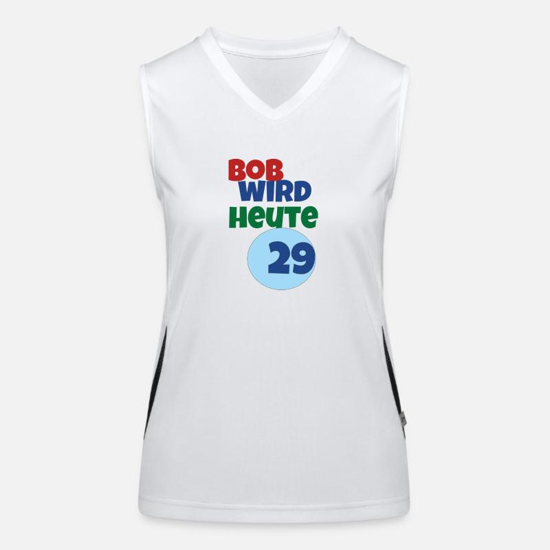 Bob turns 29 today Women's Functional Contrast Tank Top
