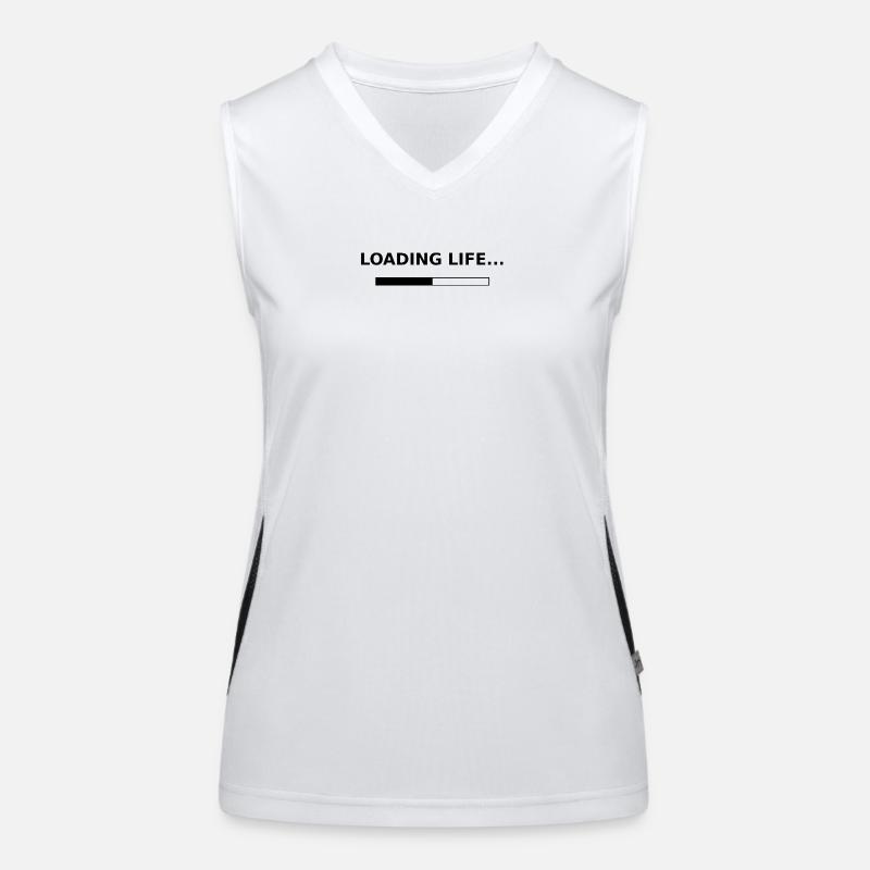 Loading Life Funktionelles Kontrast-Tank Top für Frauen