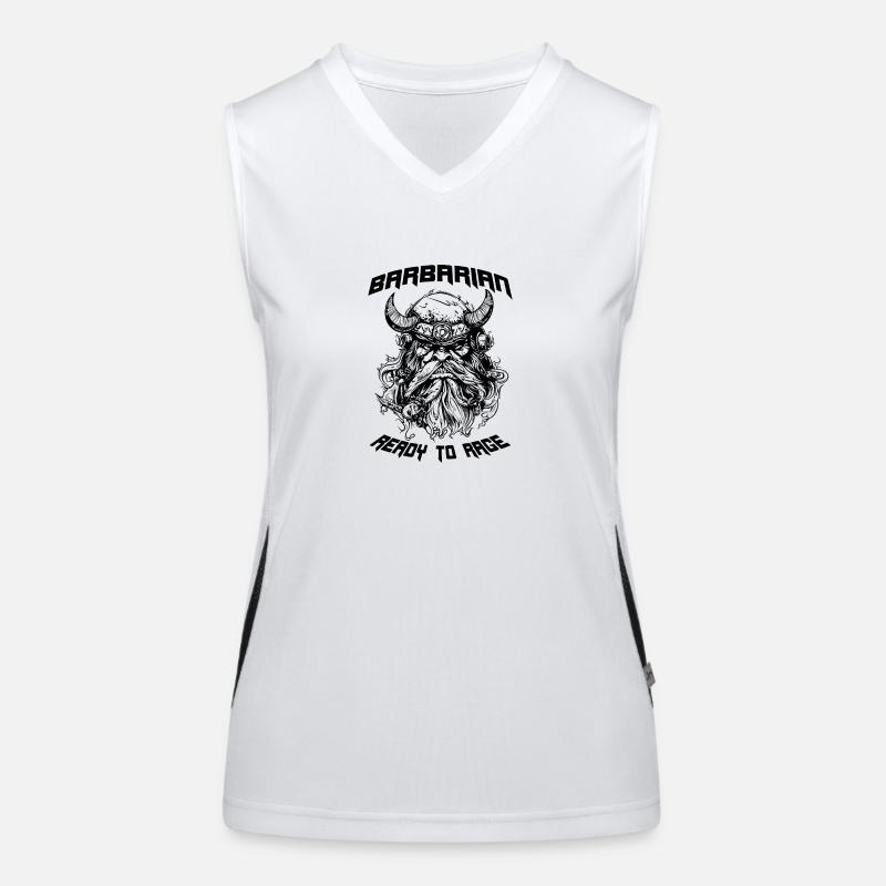 Barbare dans RPG Ready To Rage Débardeur respirant contrasté Femme