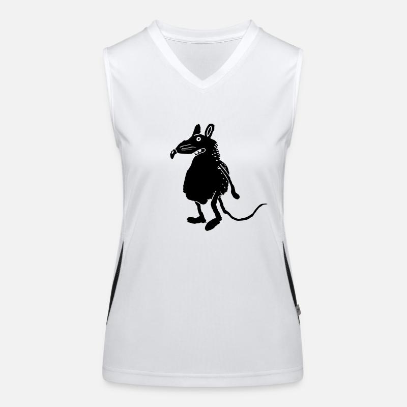 Maus Funktionelles Kontrast-Tank Top für Frauen