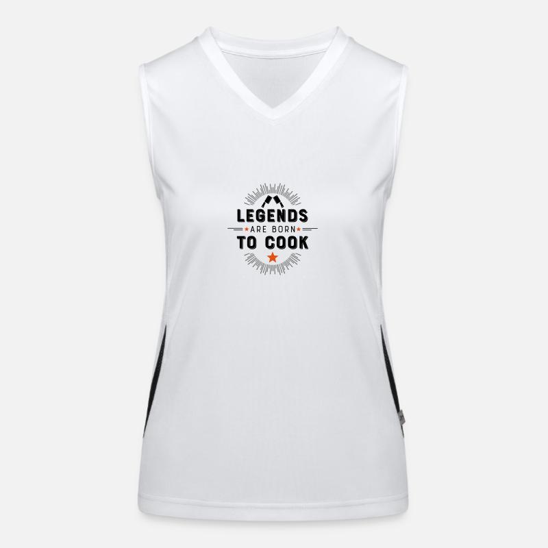Kochen Funktionelles Kontrast-Tank Top für Frauen