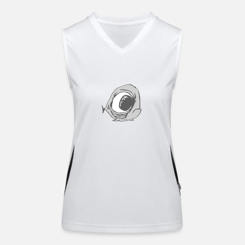 FISCH. Funktionelles Kontrast-Tank Top für Frauen