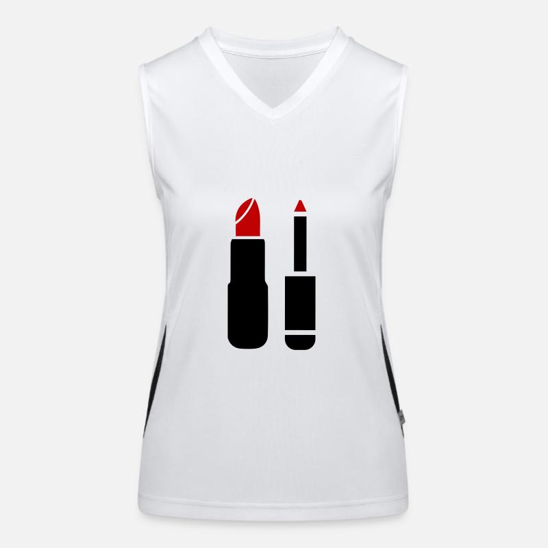 Make Up Cosmetics Women's Functional Contrast Tank Top