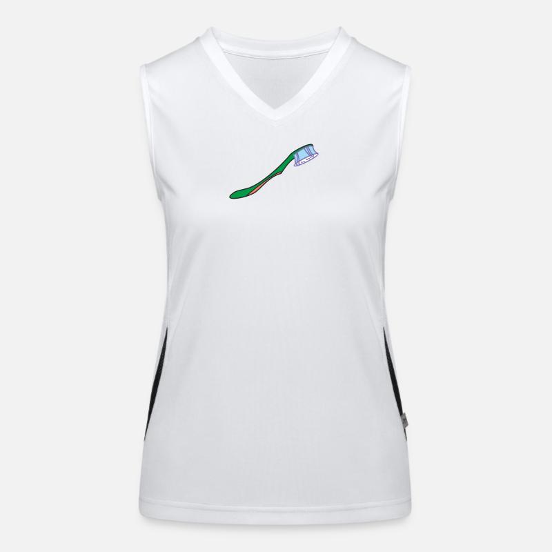 Toothbrush Women's Functional Contrast Tank Top