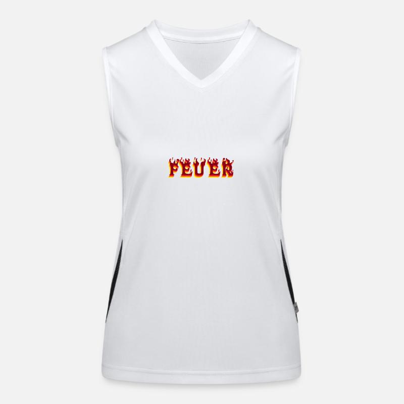 feuer Funktionelles Kontrast-Tank Top für Frauen