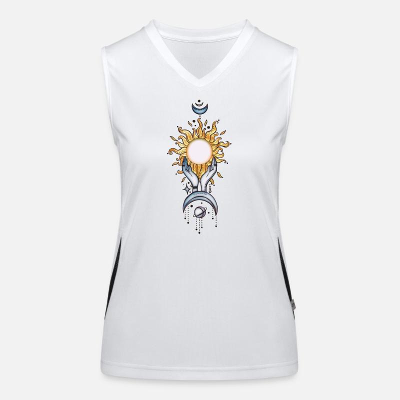Le Soleil et la Lune Débardeur respirant contrasté Femme