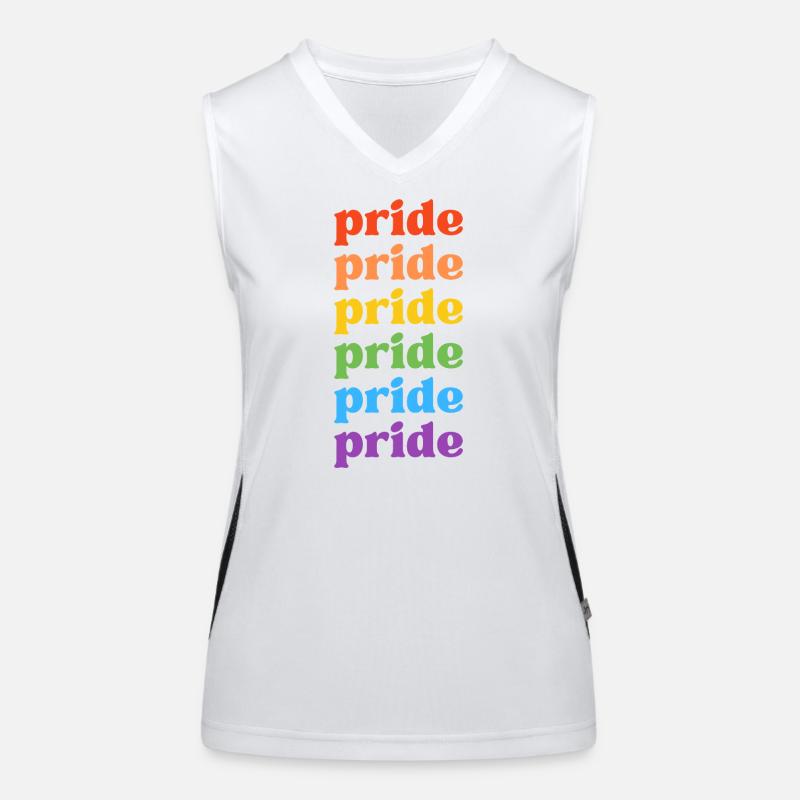 Pride Funktionelles Kontrast-Tank Top für Frauen