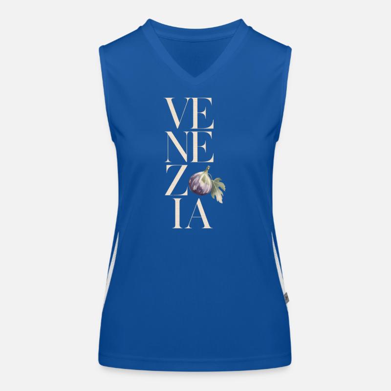 VENEZIA – Feigen Funktionelles Kontrast-Tank Top für Frauen