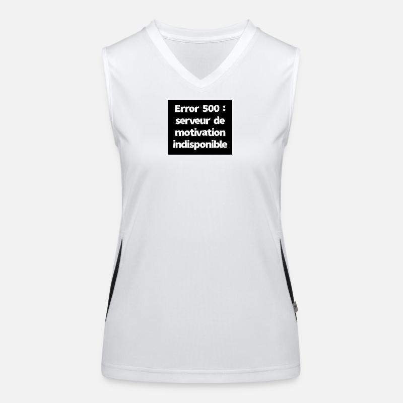Error 500: Motivation Server Unavailable Women's Functional Contrast Tank Top