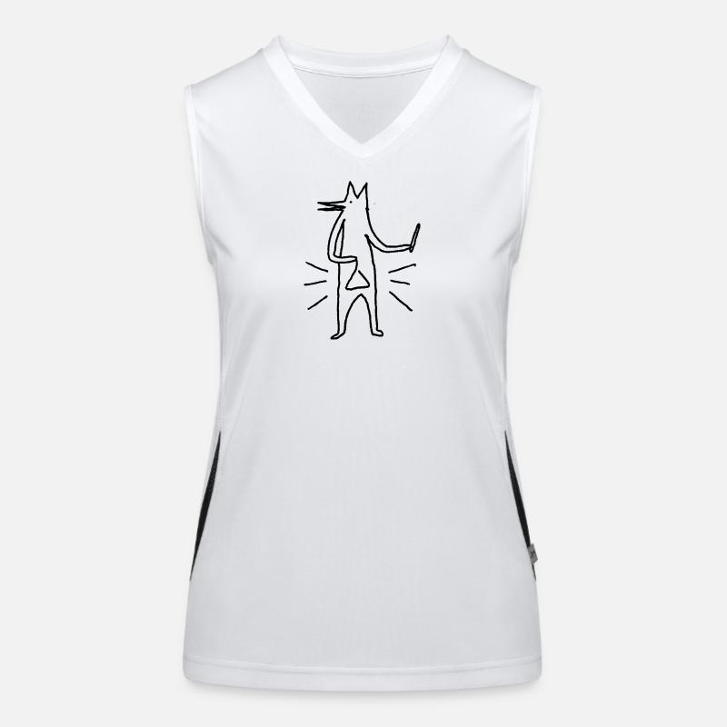 Little Triangle man Women's Functional Contrast Tank Top