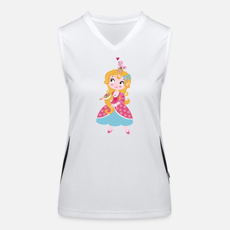 Princesse mignonne Débardeur respirant contrasté Femme