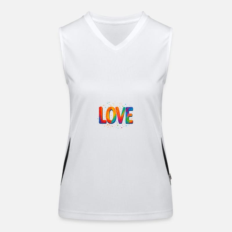 LOVE Women's Functional Contrast Tank Top