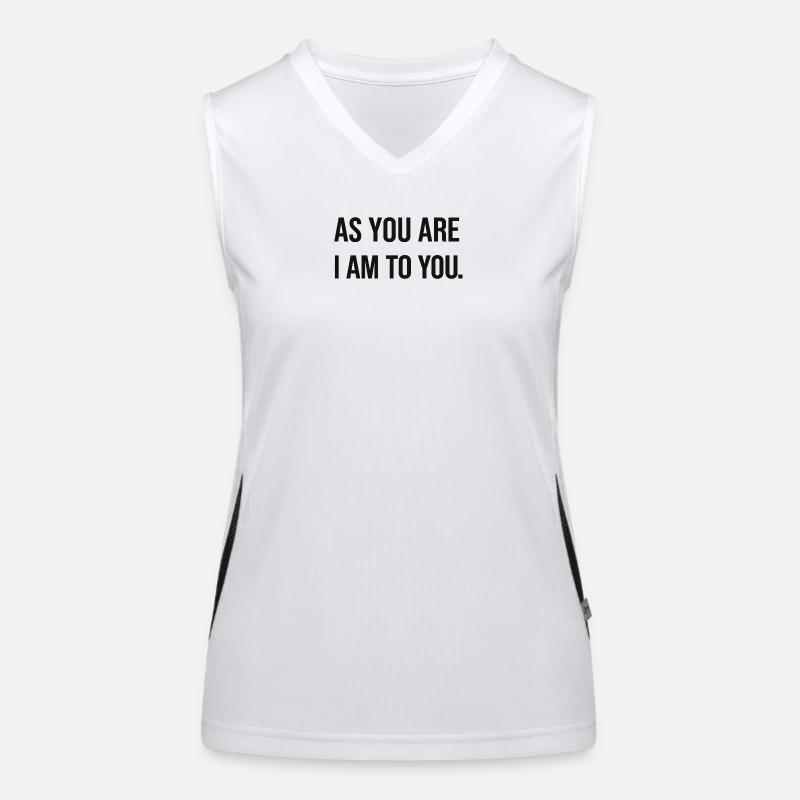 Message inspirant d’amour de soi Débardeur respirant contrasté Femme
