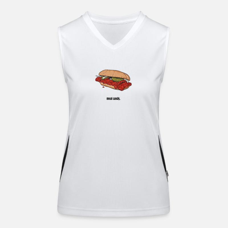 BBQ // Illustration Débardeur respirant contrasté Femme