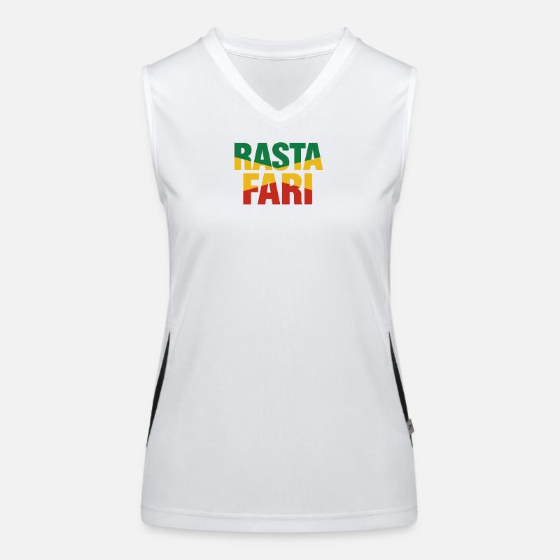 Palette de phares rasta Colorblock Débardeur respirant contrasté Femme