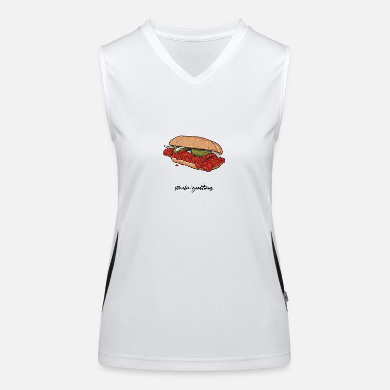 BBQ // Illustration Débardeur respirant contrasté Femme