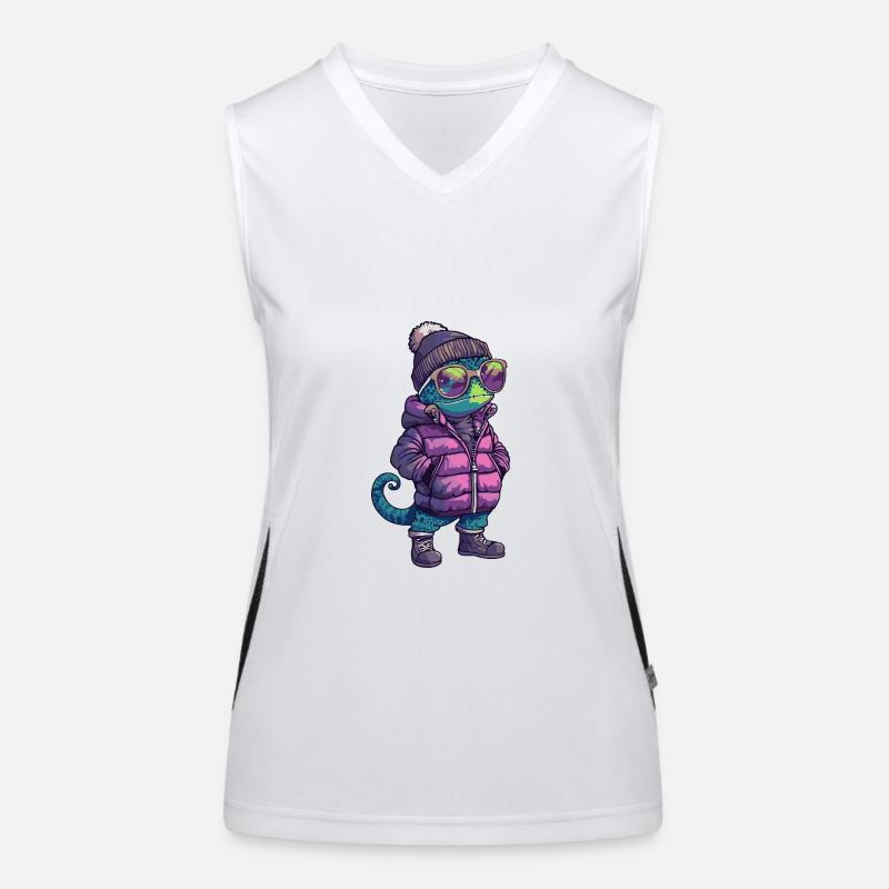 Chameleon Cool Comic Women's Functional Contrast Tank Top