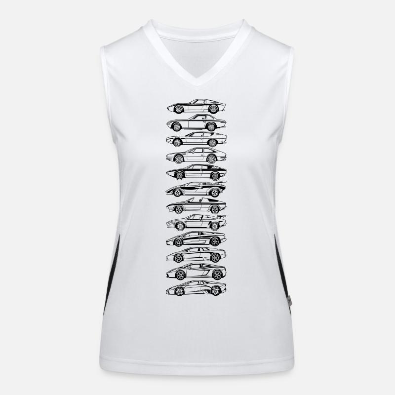 Evolution Black Lambo Débardeur respirant contrasté Femme