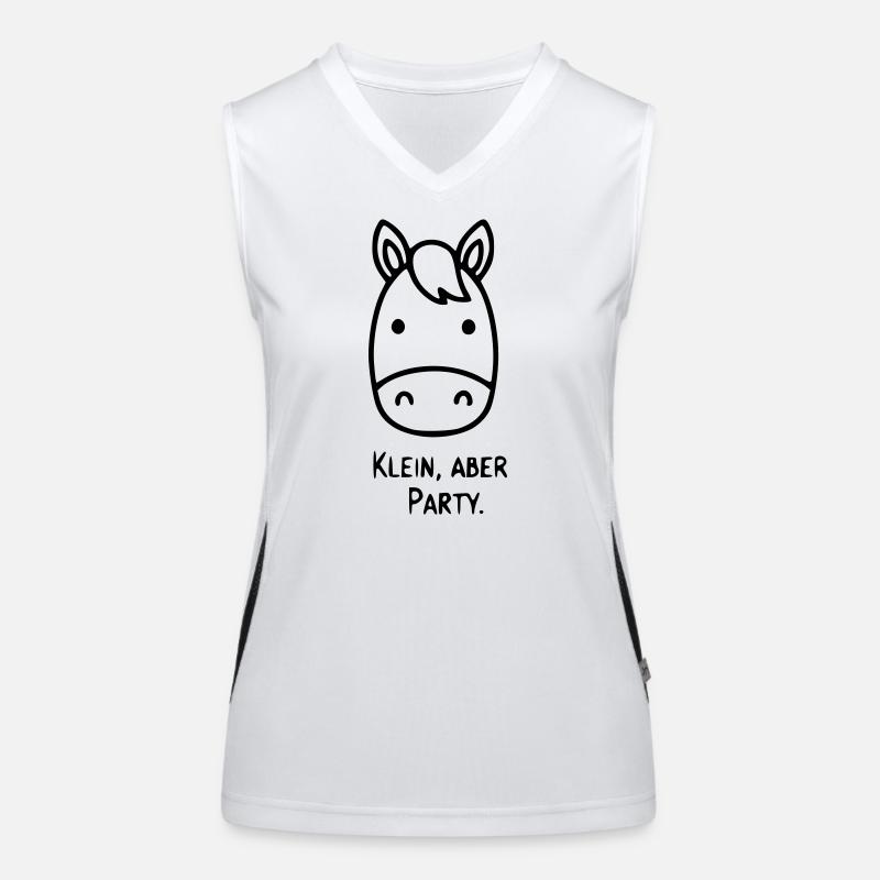 Cheval mignon | Petit mais festif ! Débardeur respirant contrasté Femme