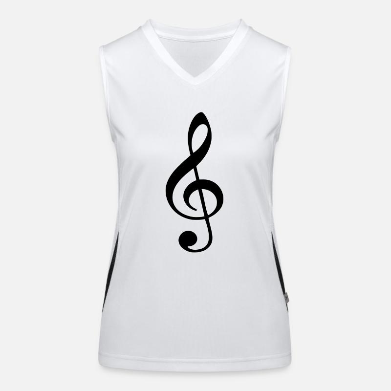 Note Funktionelles Kontrast-Tank Top für Frauen