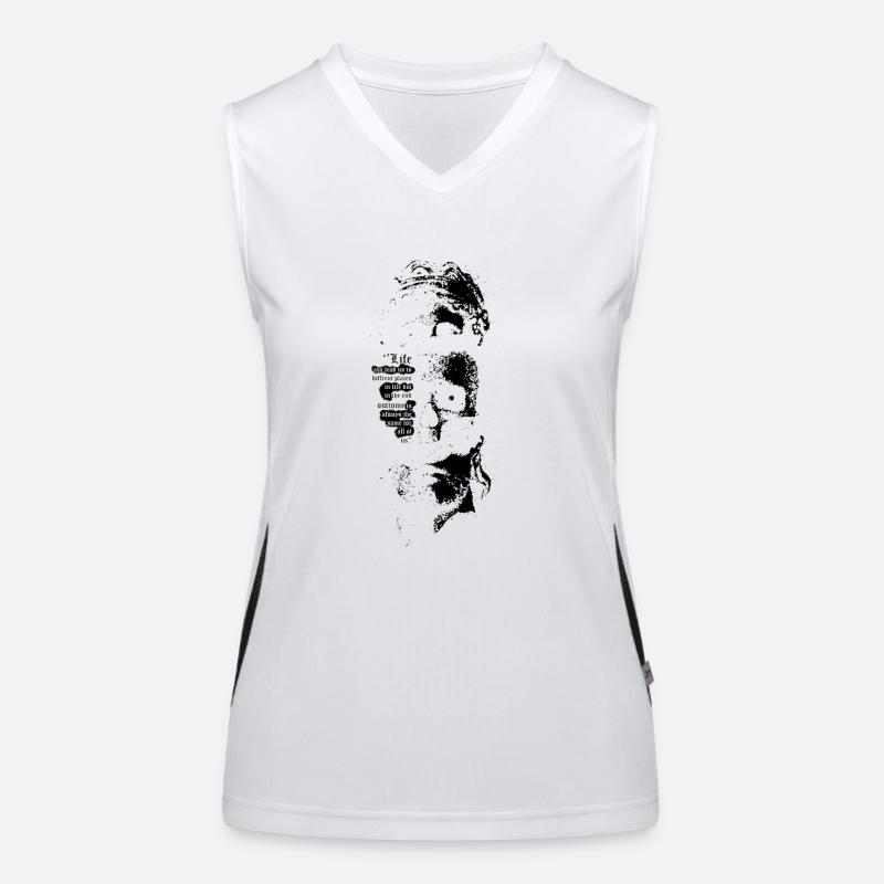 En fin de compte, la version sombre Débardeur respirant contrasté Femme