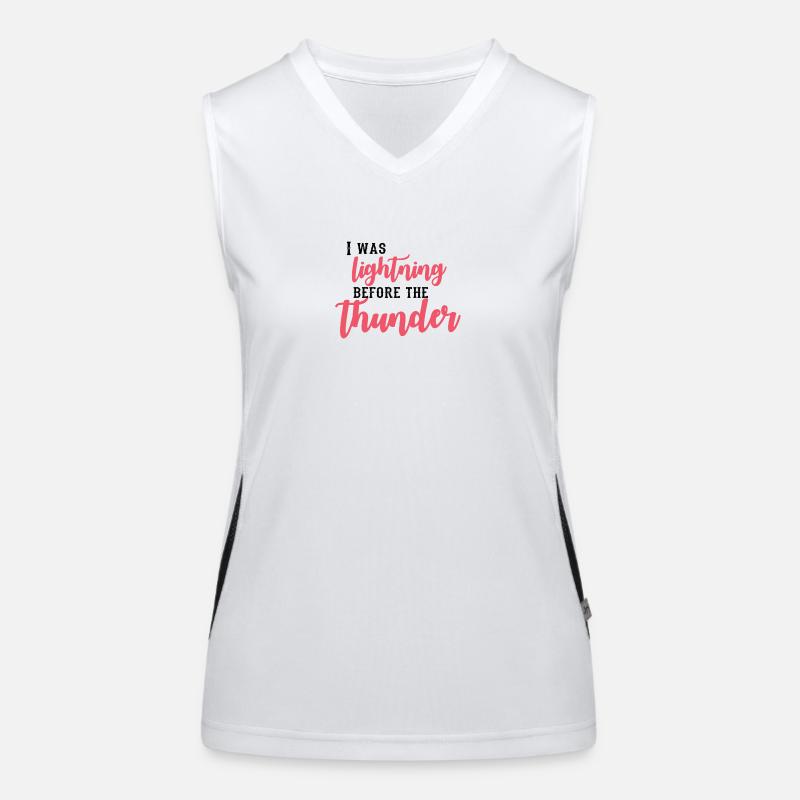 I Was Lightning Before The Thunder Débardeur respirant contrasté Femme