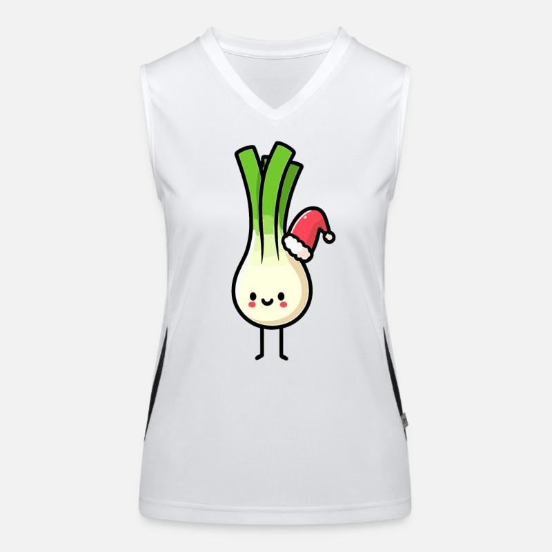 Kawaii Lauch Nikolauch Funktionelles Kontrast-Tank Top für Frauen