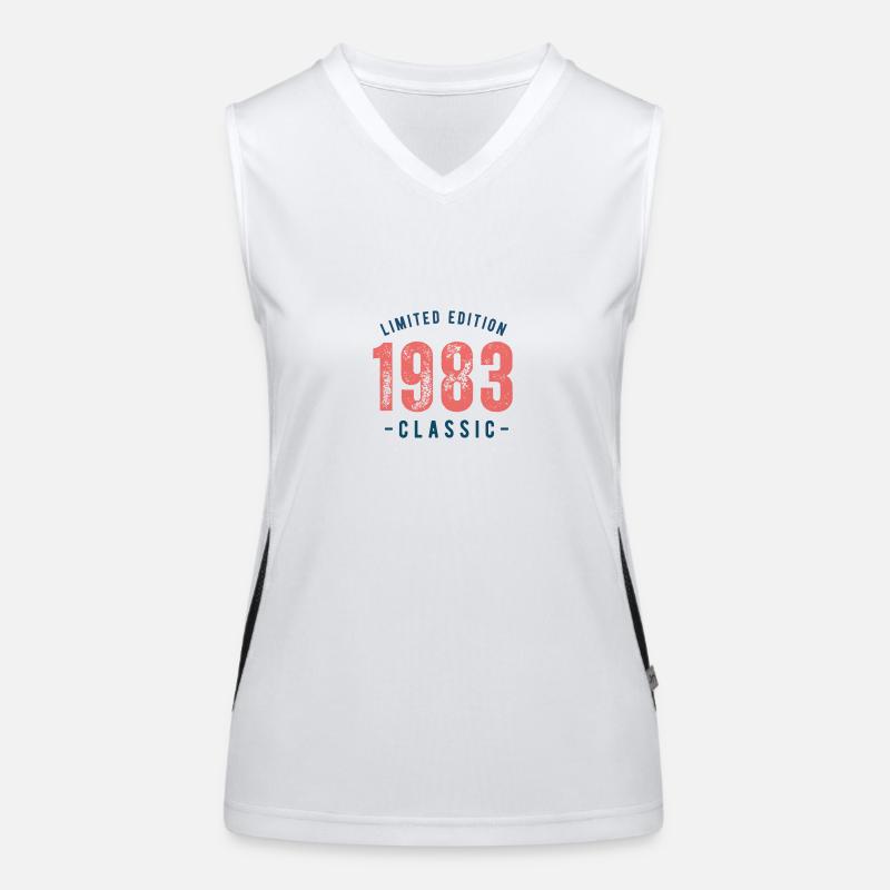 Born 1983 Women's Functional Contrast Tank Top