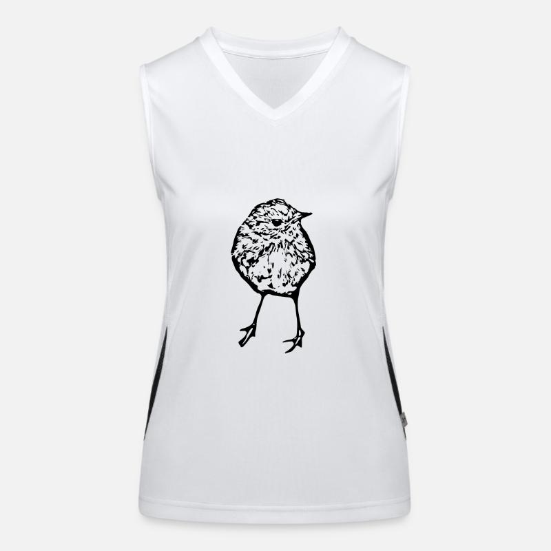 Vogel Funktionelles Kontrast-Tank Top für Frauen