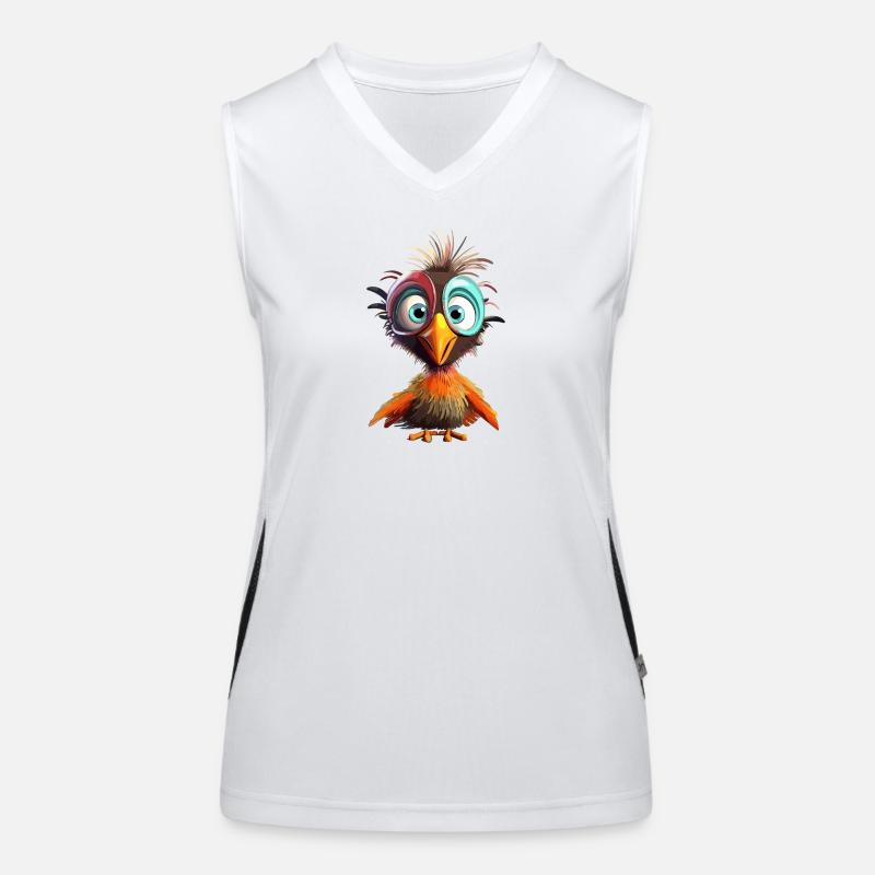 Paradiesvogel Funktionelles Kontrast-Tank Top für Frauen