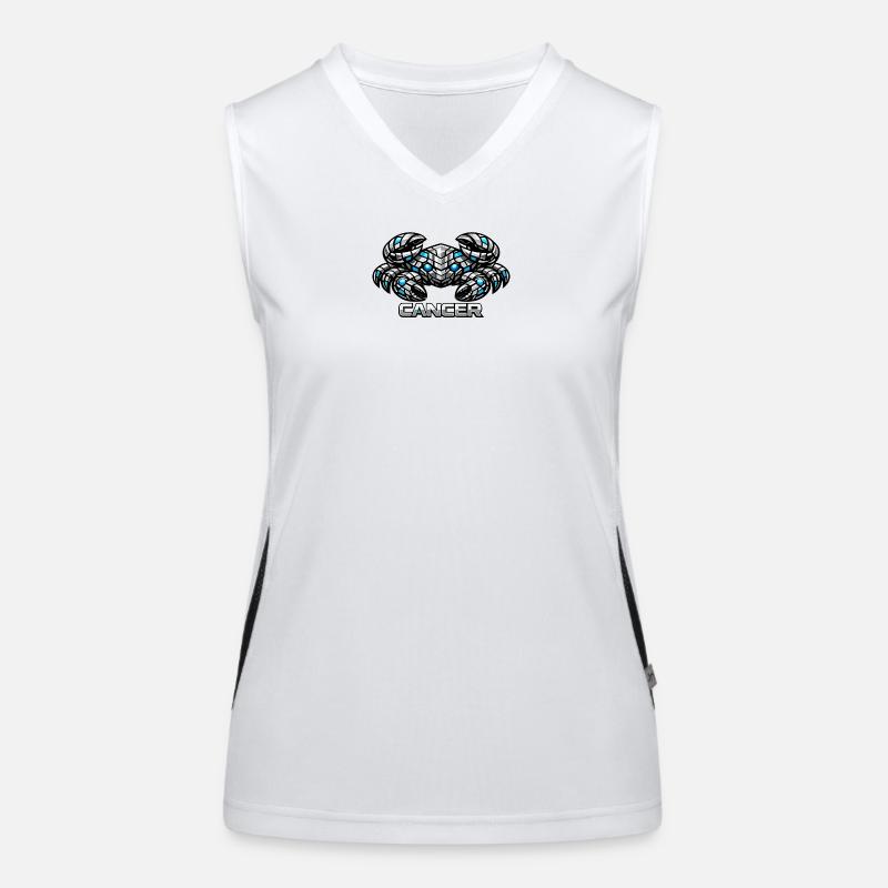Krebs Funktionelles Kontrast-Tank Top für Frauen