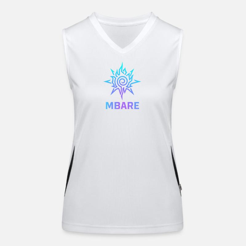 Starburst Spiral Gradient Women's Functional Contrast Tank Top