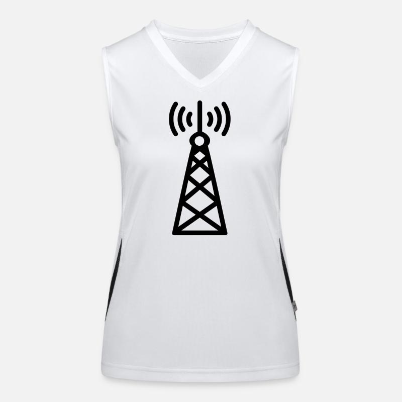 Radio Tower Women's Functional Contrast Tank Top