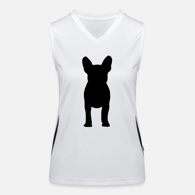 Bouledogue français Débardeur respirant contrasté Femme