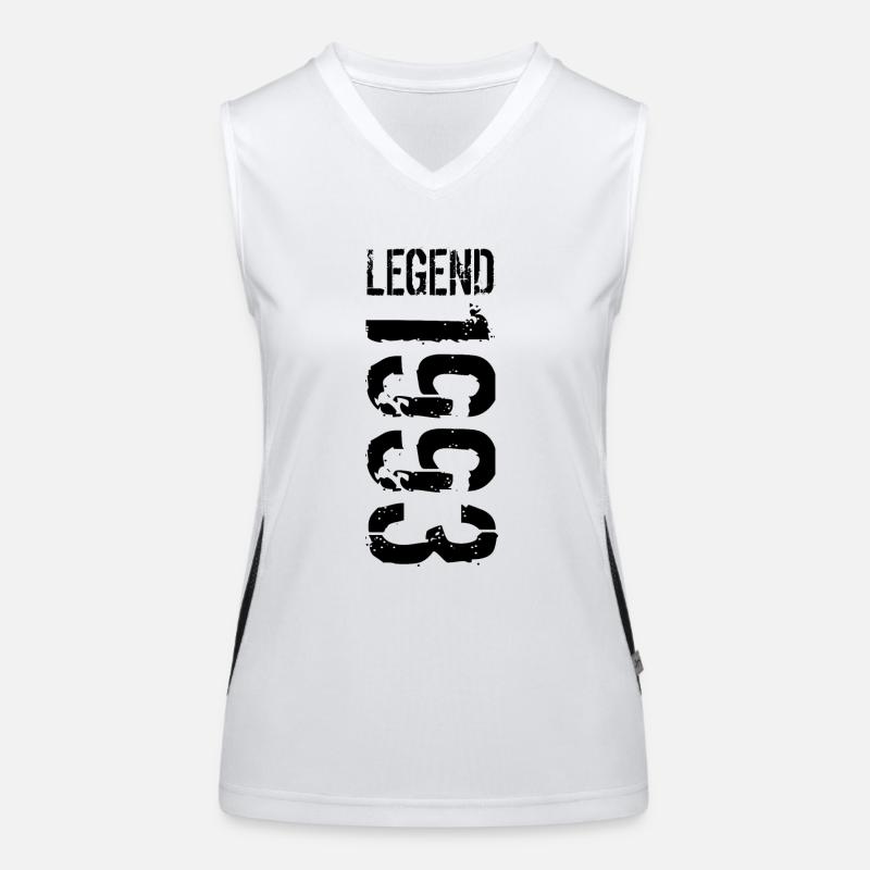 Legend 1993 black Funktionelles Kontrast-Tank Top für Frauen